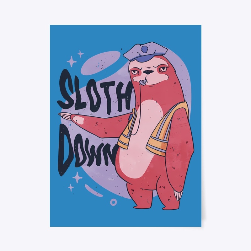 Sloth Traffic Police, Funny Pun