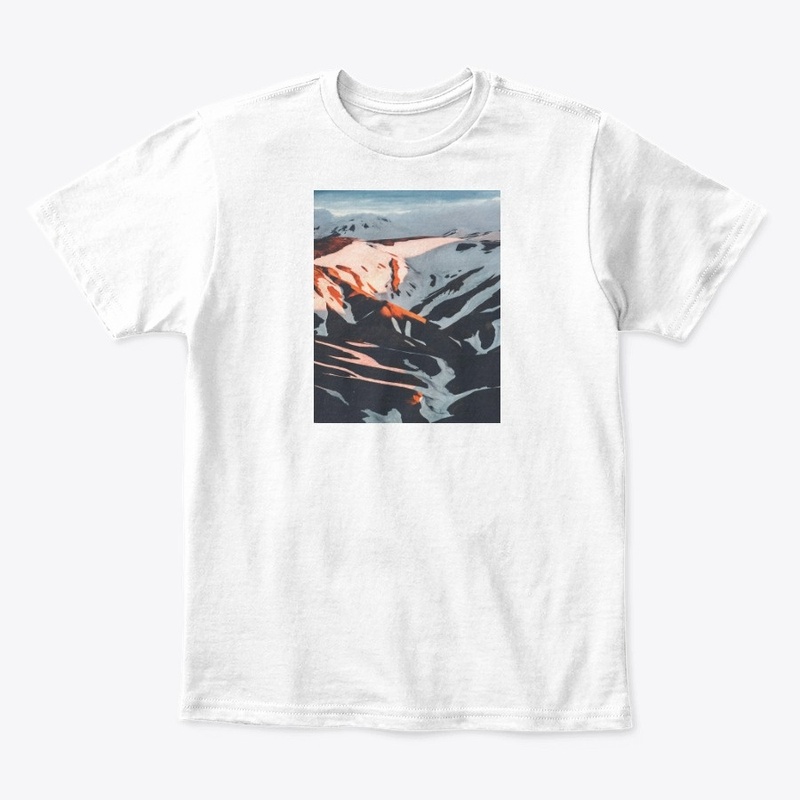 Iceland Snow Capped Mountain