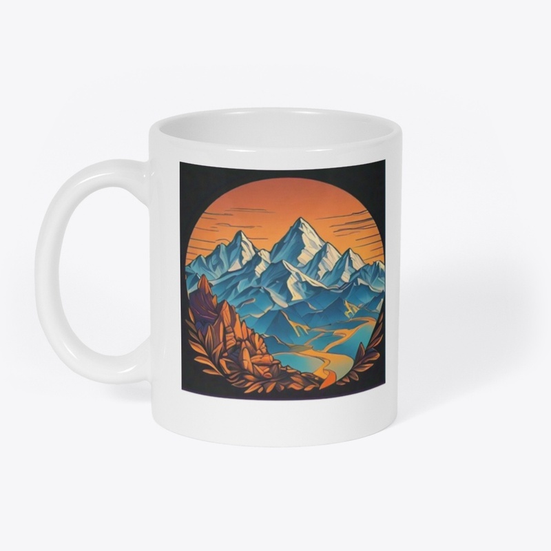 natural scene t shirt desing 