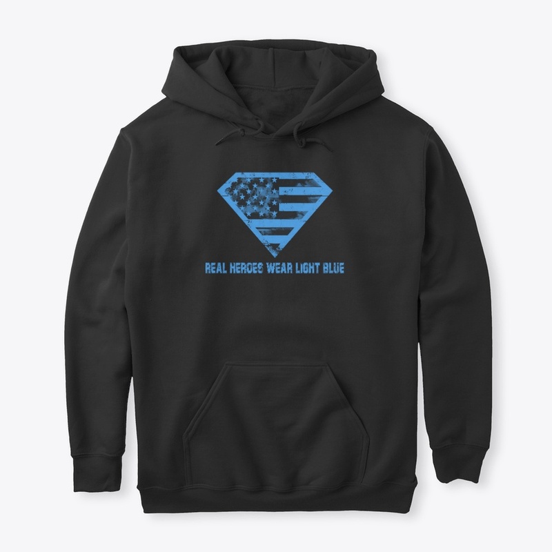 Real Heroes Light Blue Brain Aneurysm