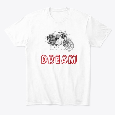 Ca77 Dream White T-Shirt Front