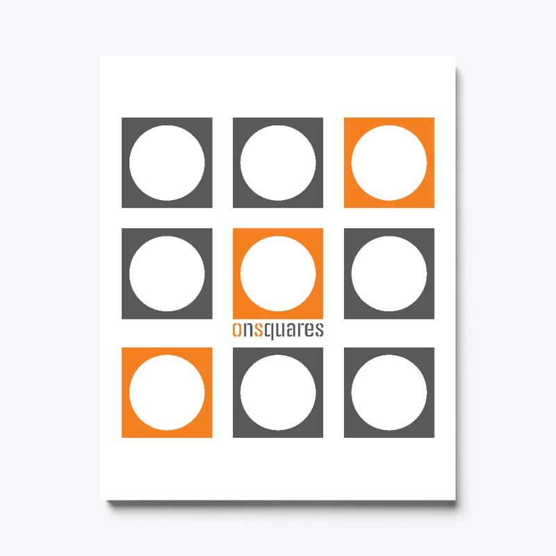 onsquares orange grey