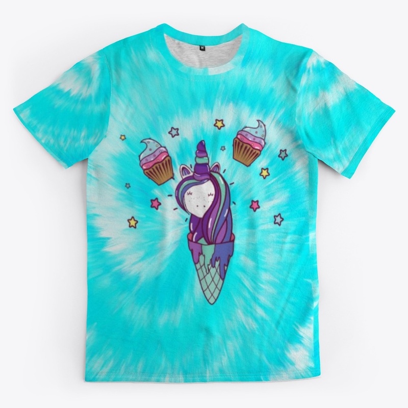 Unicone Blue Tie Dye 
