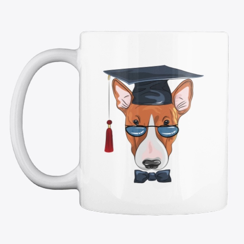Dog accountant graduate