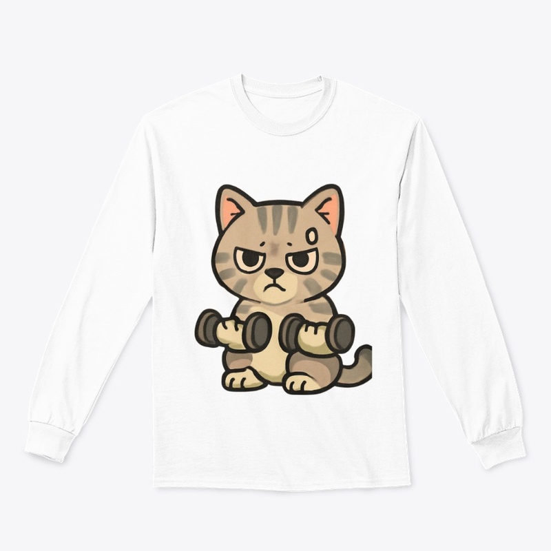 Gym Cat: No Pain, No Purrs