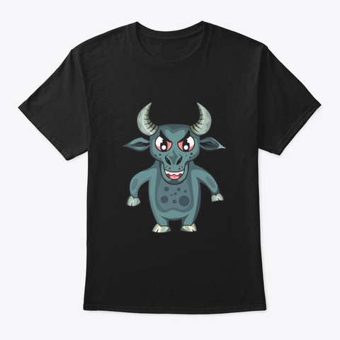 Angry Buffalo Black T-Shirt Front