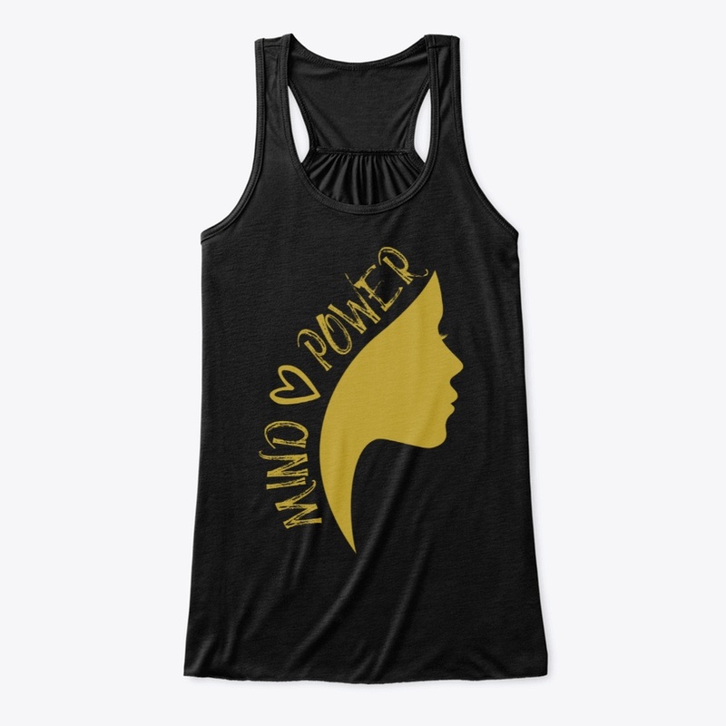 Ladies racer back vest "MIND POWER"