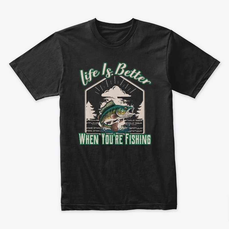 Custom  Fishign T-shirt Design