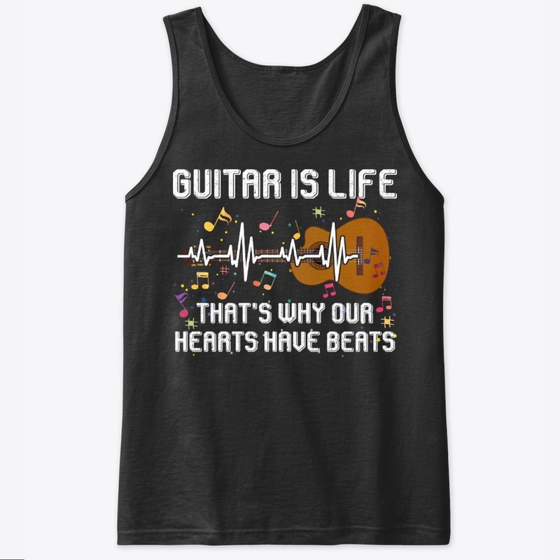 Guitar Lover Gift Our Hearts Have Beats