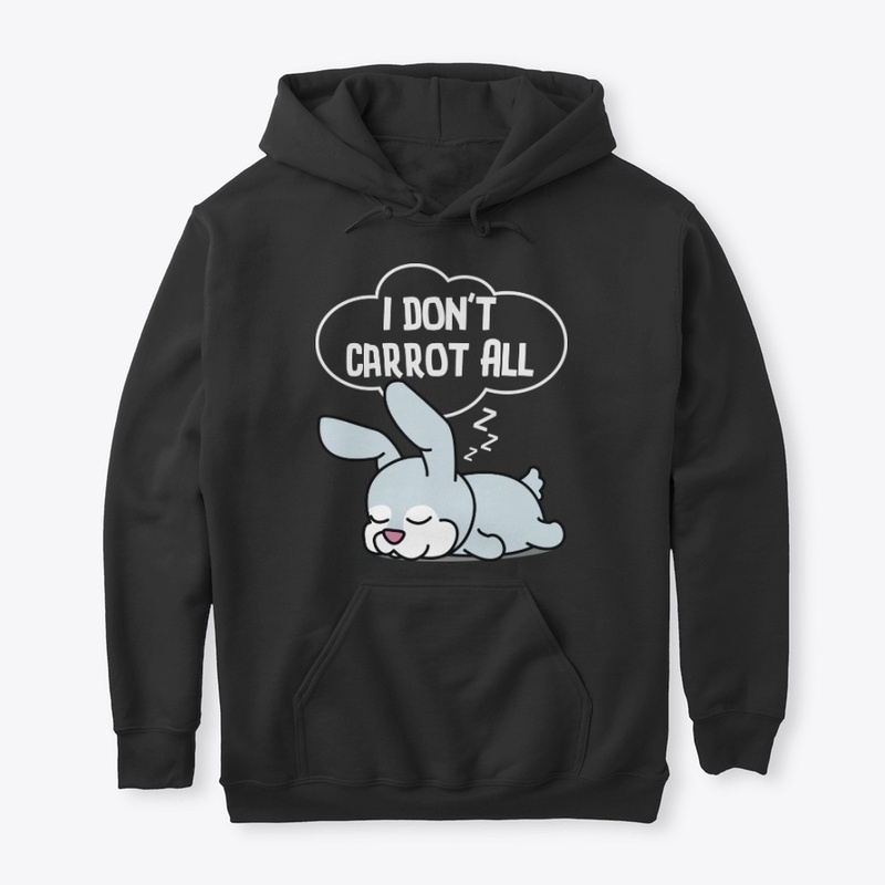 Punny Rabbit Lover Gift - Lazy Sleeping