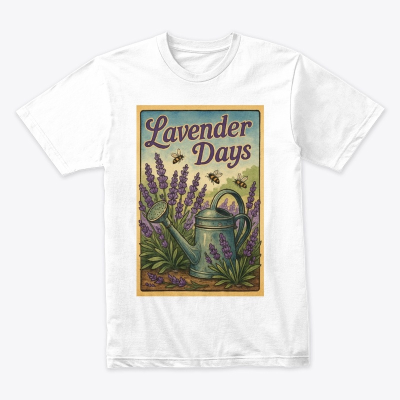 Lavender Days Vintage Art