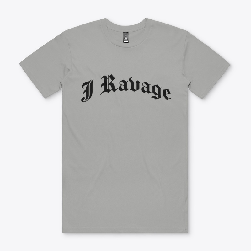 J Ravage Name Text Black