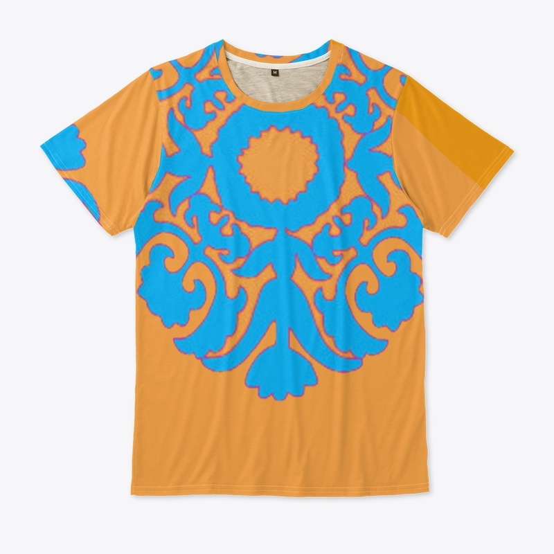 Tangerine And Turquoise