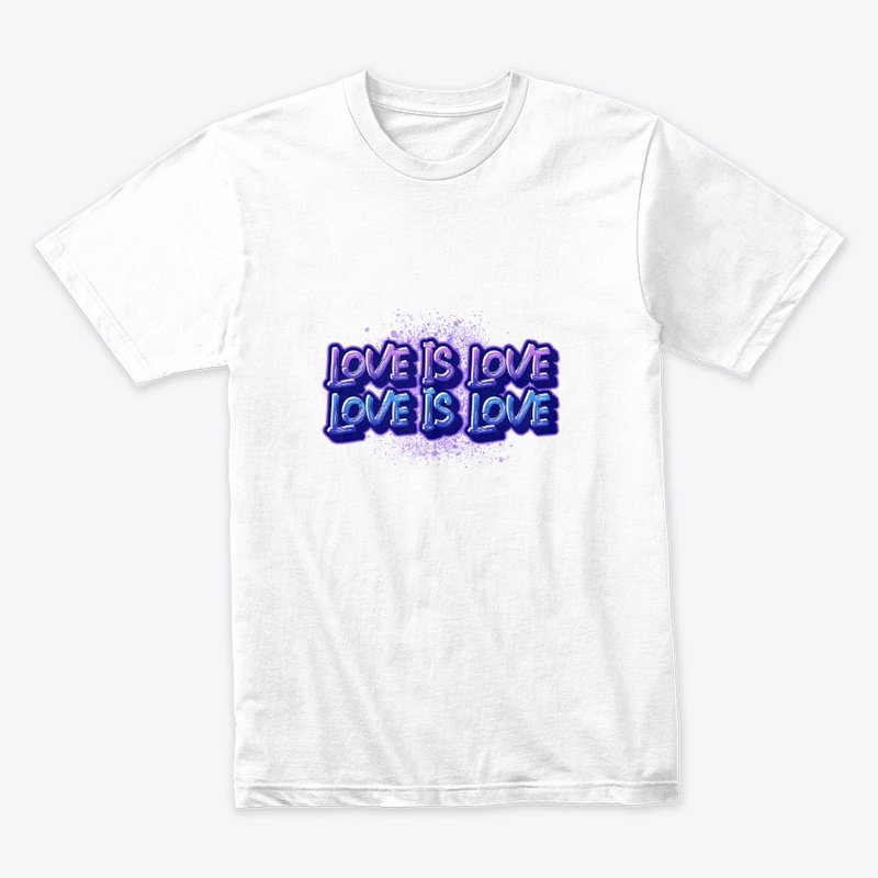 🆕 Love Is Love Cute Gay Love Story Tee