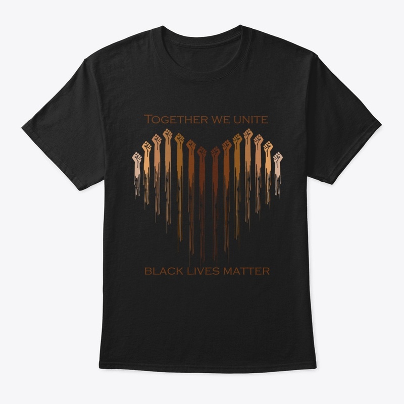 Black Lives Matter Fist Heart Design