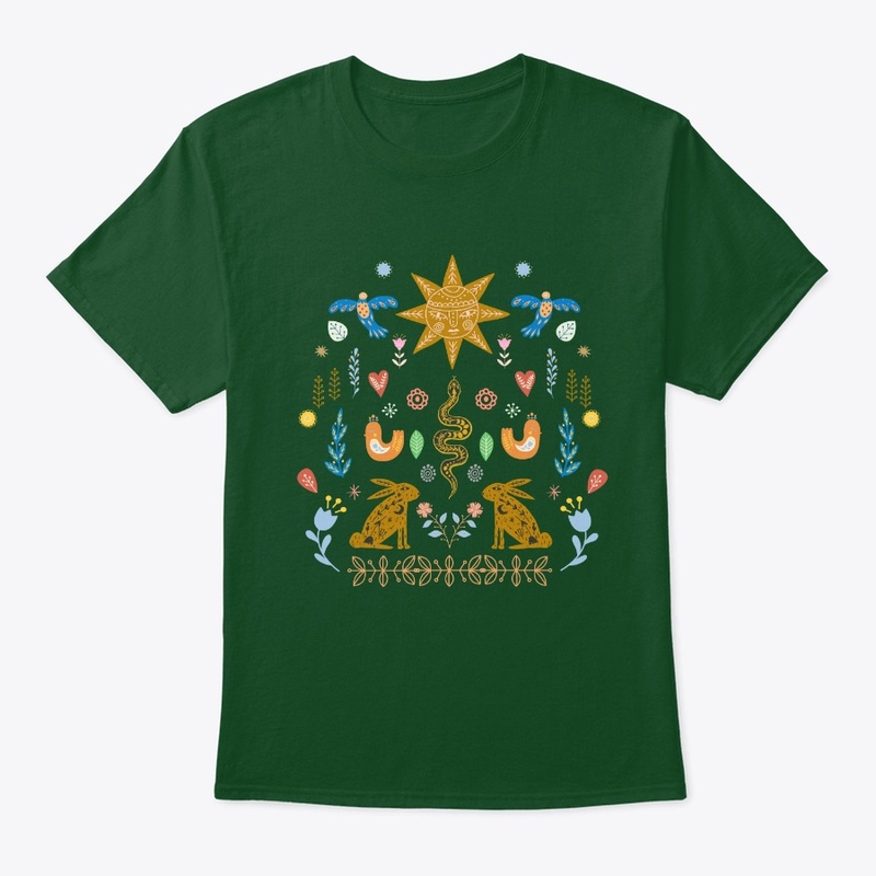Nordic folk art shirt
