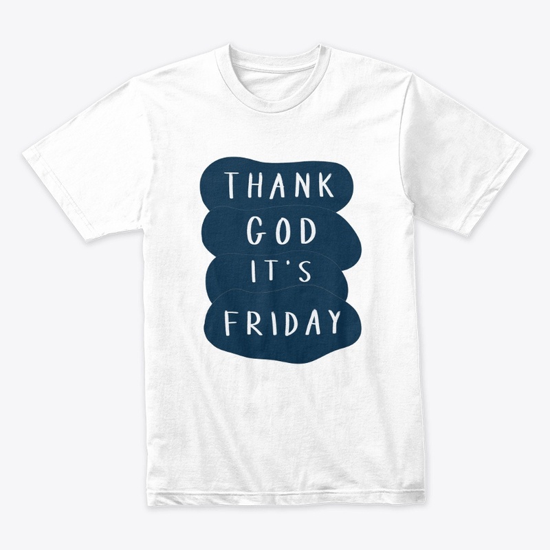 Thank God Typography Design T-Shirt