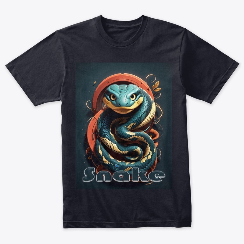 T-shirt design Snake 