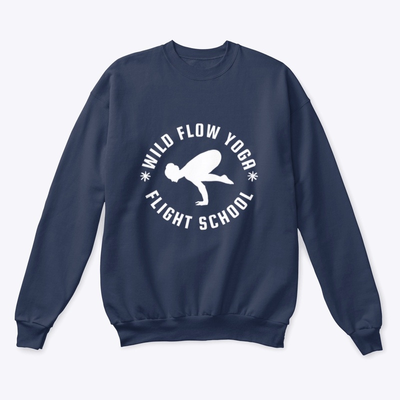 Wild Flow Yoga Flight School Tee - Light