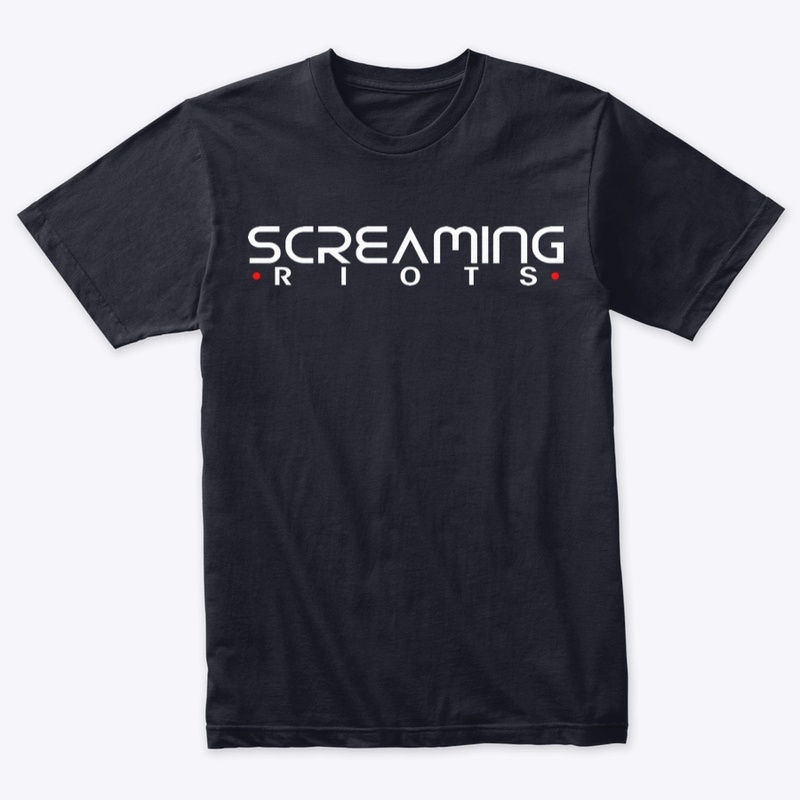 Screaming Riots White Logo