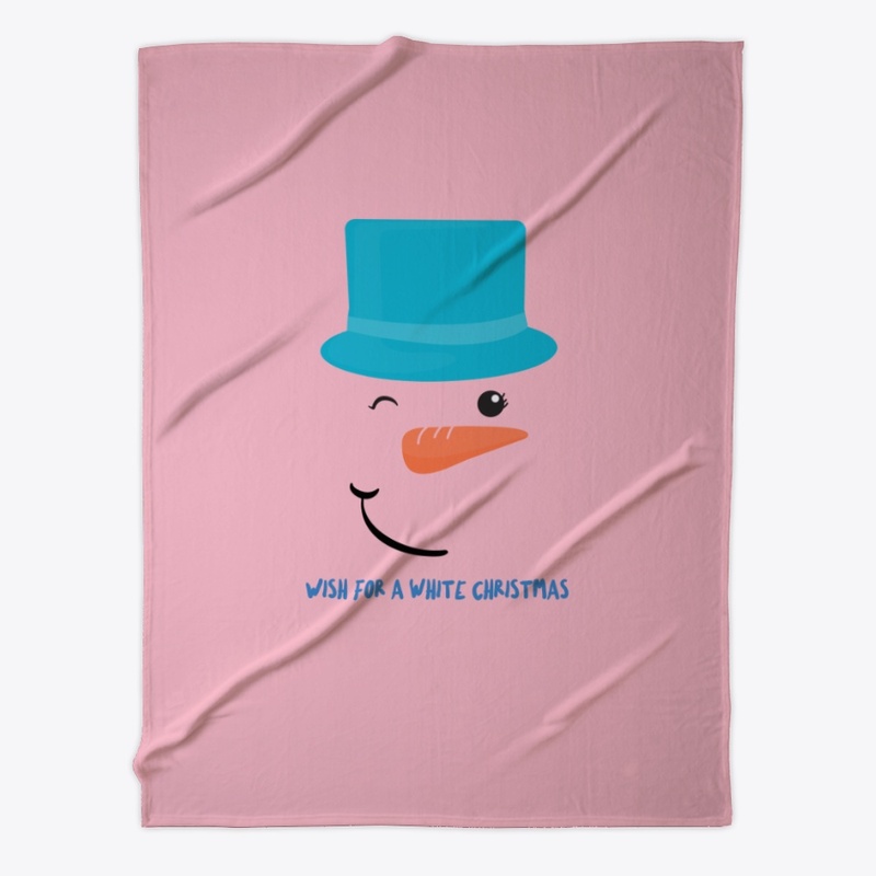Christmas blanket cute snowman
