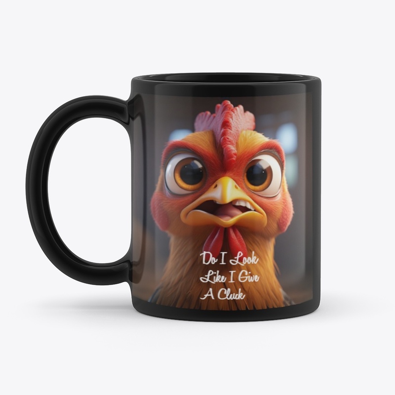Give A Cluck Rooster Coffee Mug
