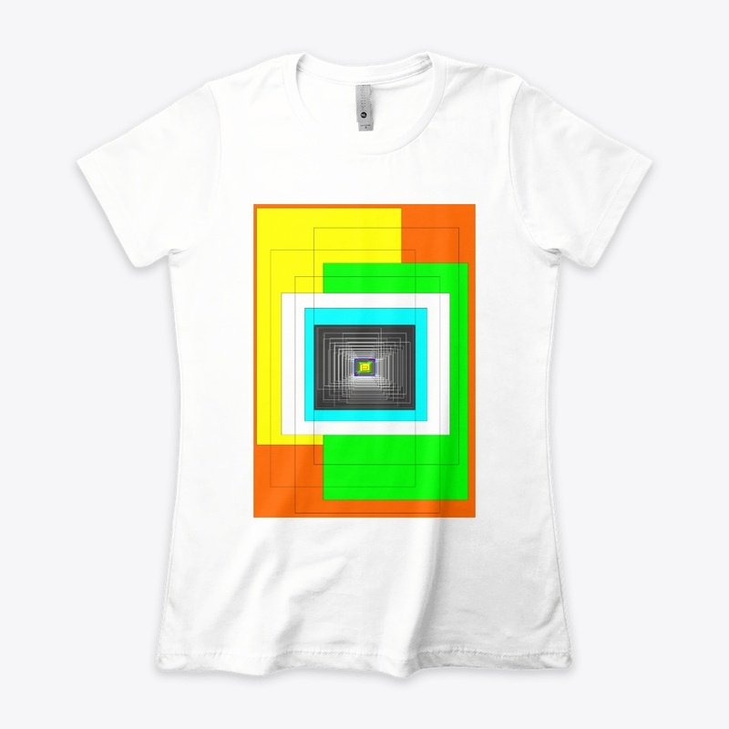 2D Digital Art Check T-Shirt