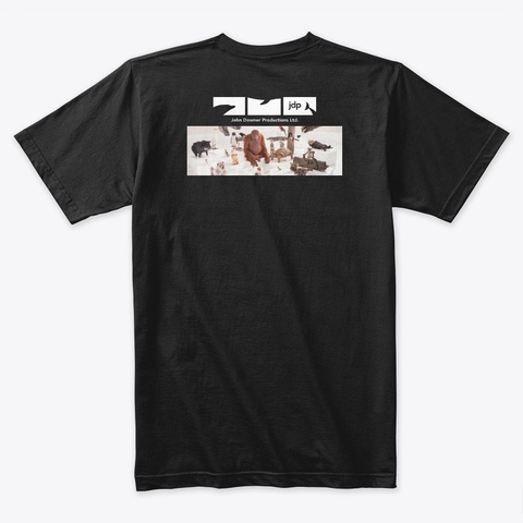 Spy Wolf Cub Black Camiseta Back
