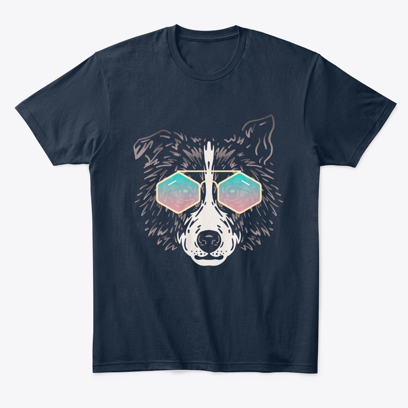 Cute Dog in Sunglasses (Colored+sg10)