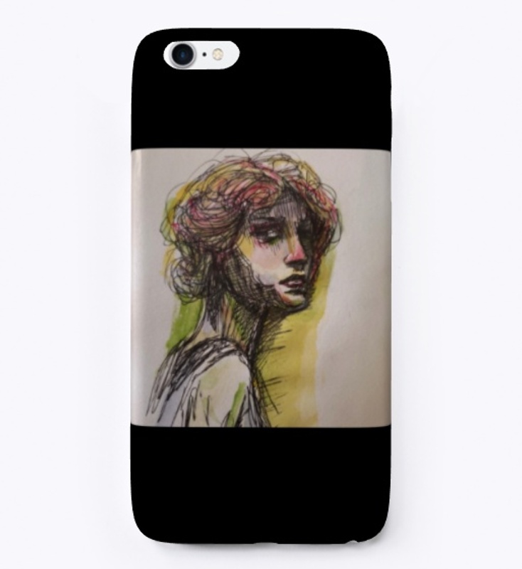 Woman in watercolor.