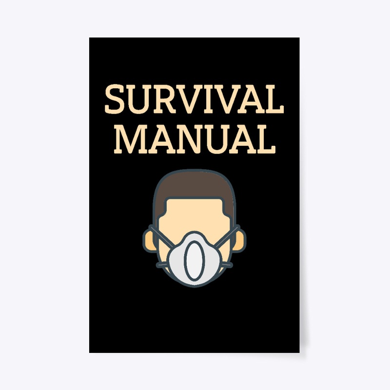 SURVIVAL MANUAL MEDICAL MASK T SHIRT
