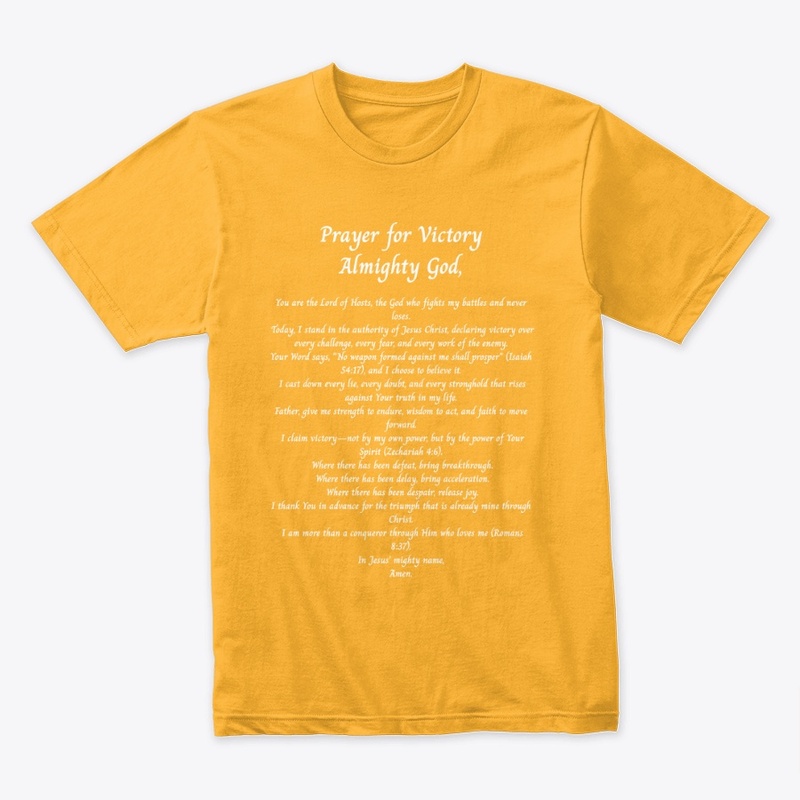 Prayer for Victory T Shirt