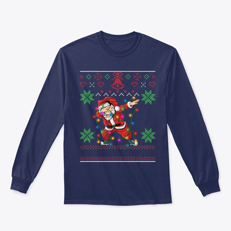 Dabbing Santa Ugly Christmas Design