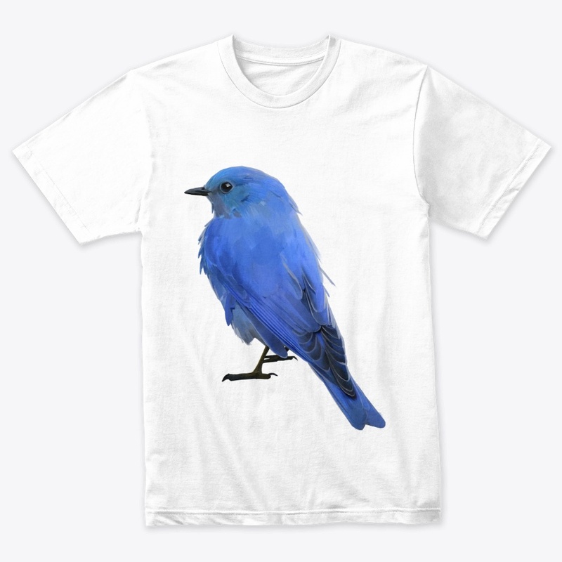 small blue bird