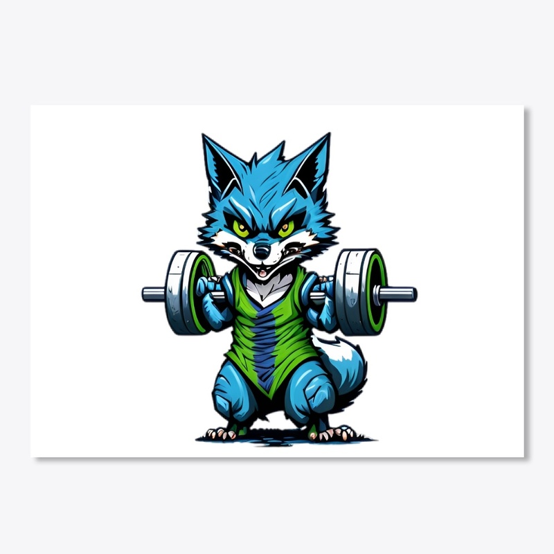 Foxcules Sticker