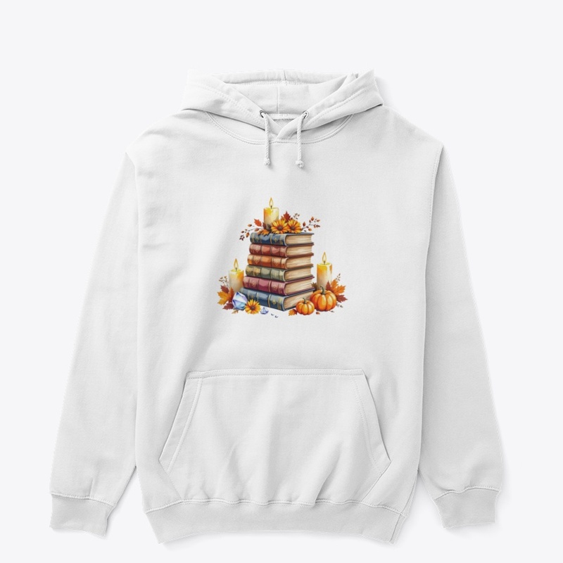 Cozy Magical Autumn Books and Candles 