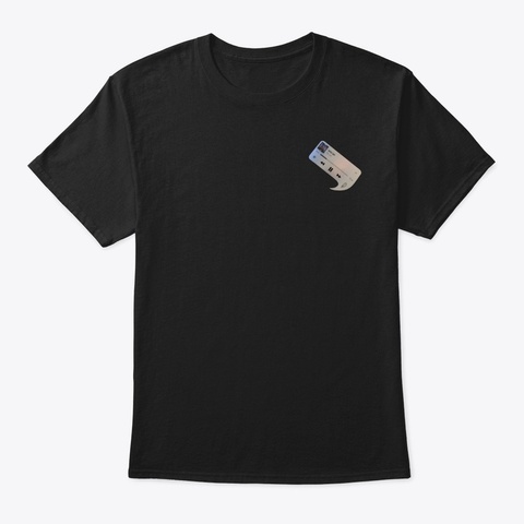 Play Black Camiseta Front