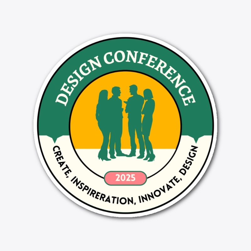 Sticker for design conference