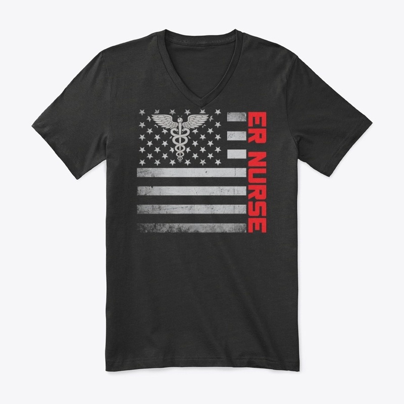 ER Nurse US Flag