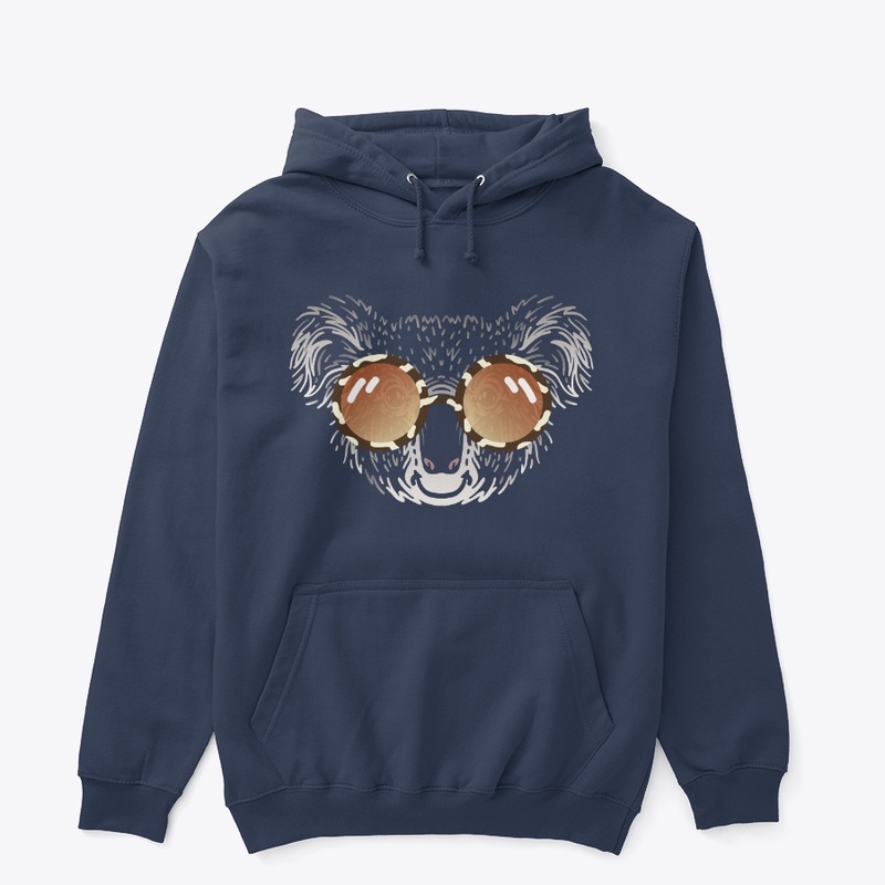 Cute Koala in Sunglasses (Colored+sg01)