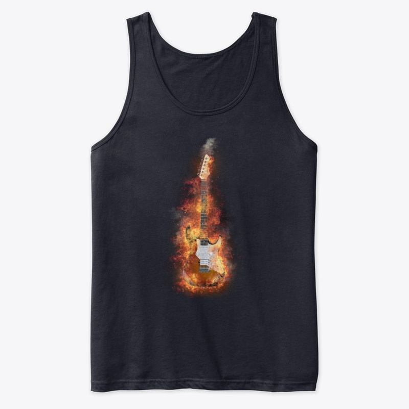 Flaming guitar 2 
