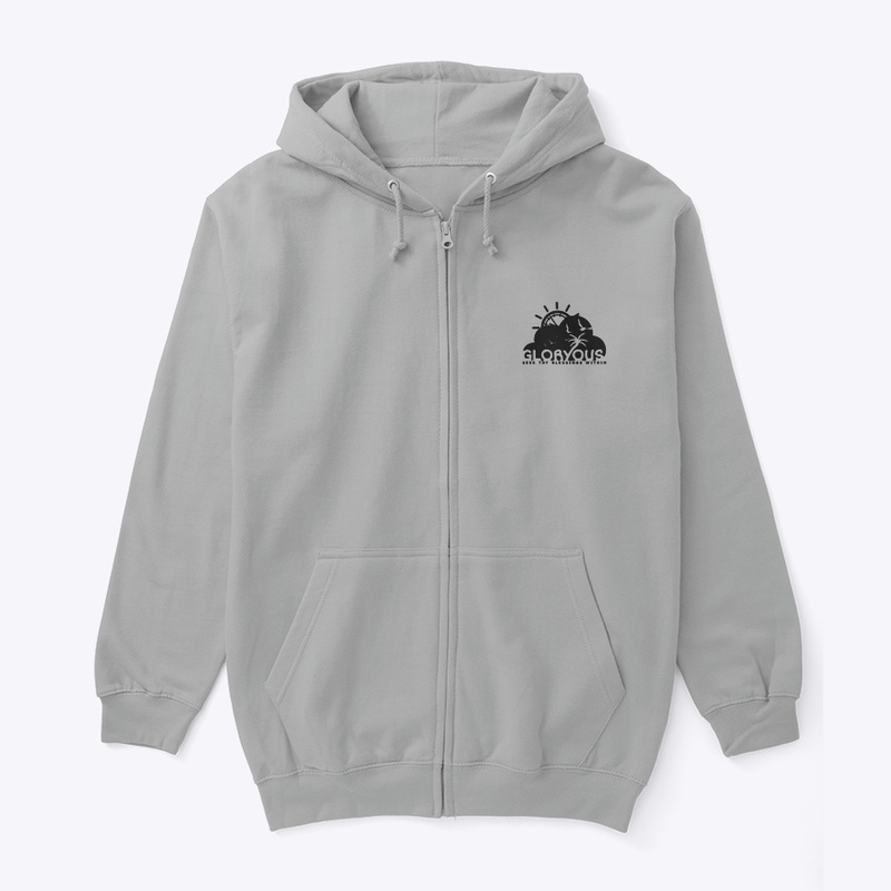 Gray Zipper 1ne Chxnce Hoodie