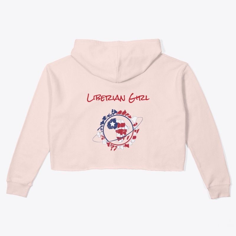 The Diaspora Girls x LiberiaCrop Hoodie