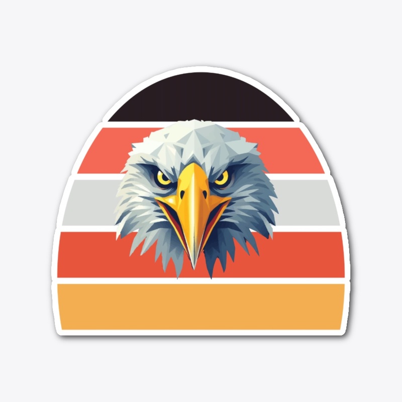 Bold Retro Eagle Graphic