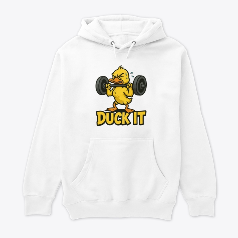 Funny Sweaty Duck Gym “Duck It” Workout