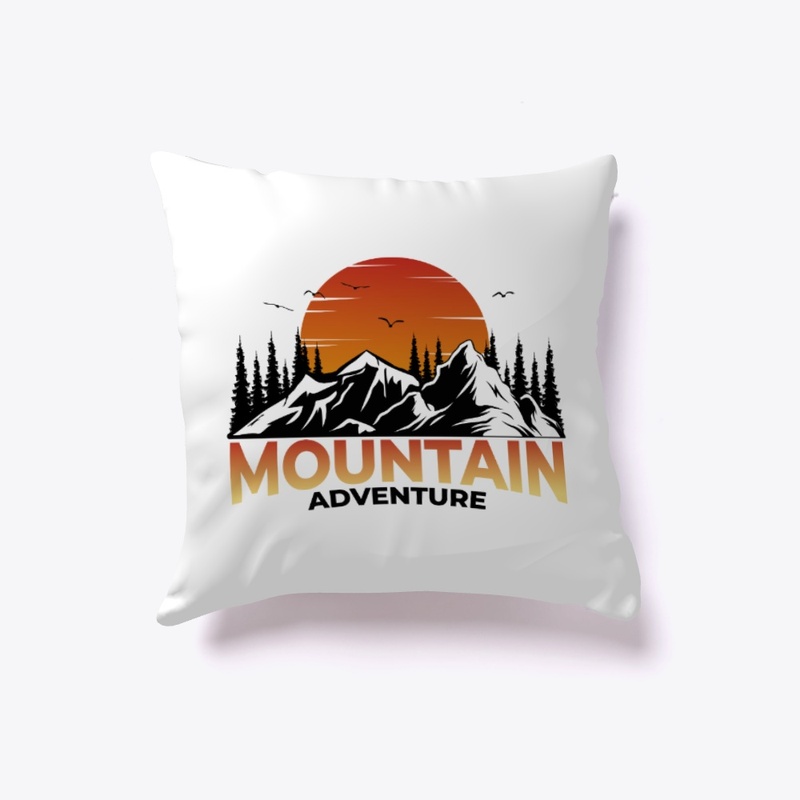 Mountain pine tree adventure sunset 