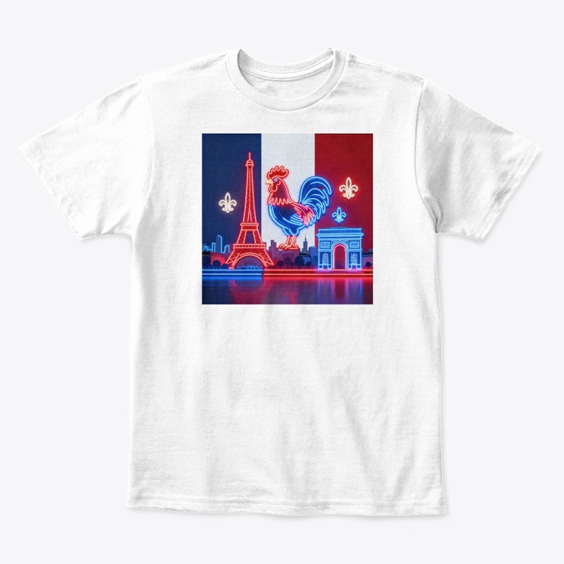 Neon France Rooster & Paris