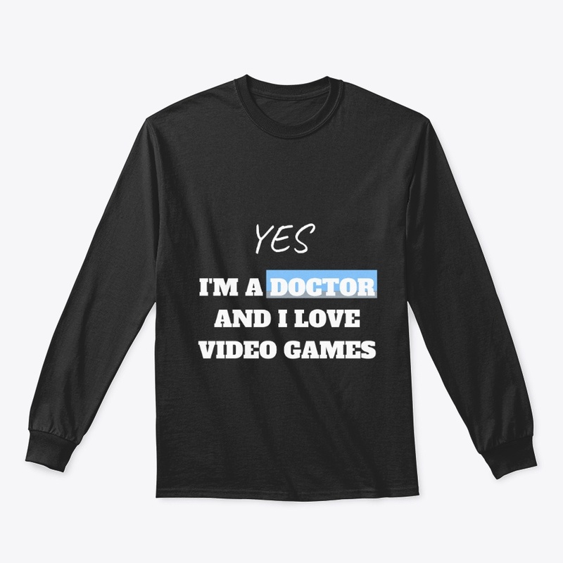 a doctor loves  video games T-shirt