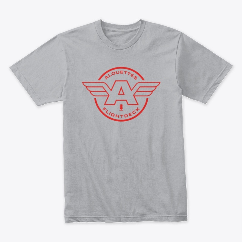 Alouettes Flightdeck Red Outline Tee