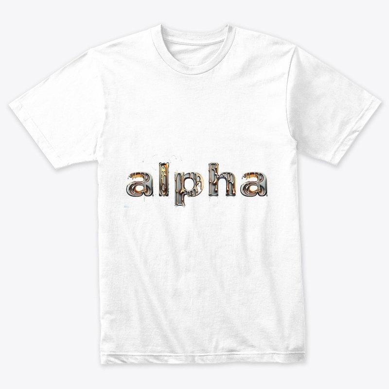 alpha - shiny iron driping design
